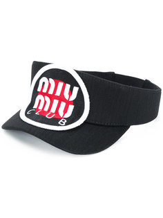 кепка с логотипом Miu Miu