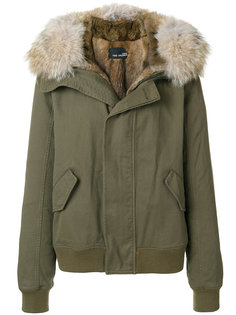 fur hooded jacket Yves Salomon