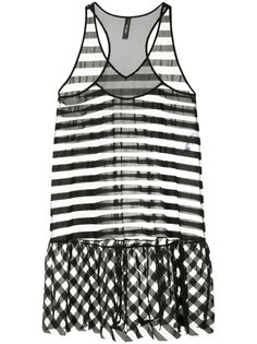 sheer striped flared dress Marc Cain