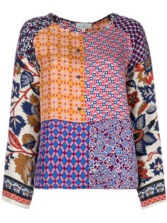 блузка с узором в стиле пэчворк  Pierre-Louis Mascia