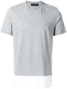 двухцветная футболка  Kris Van Assche