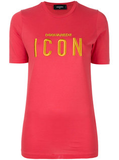 футболка с вышивкой Icon Dsquared2