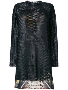 платье с перфорацией Roberto Cavalli