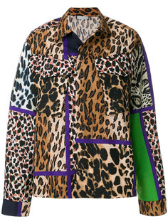 куртка рубашечного кроя с леопардовым узором Pierre-Louis Mascia
