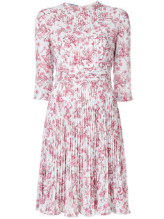 платье с цветочным принтом Prada