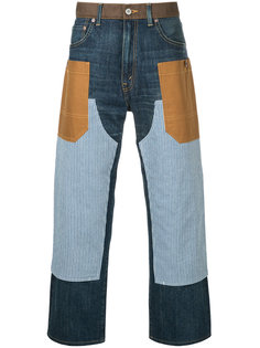 прямые лоскутные джинсы Junya Watanabe Comme Des Garçons Man