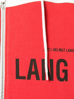 толстовка с капюшоном и логотипом Helmut Lang