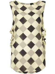 топ в ромбик Nina Ricci