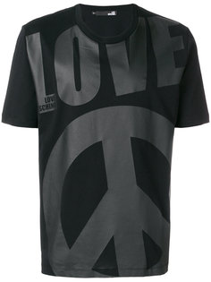 футболка с принтом-логотипом Love Moschino