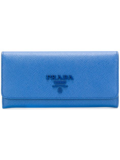 континентальный кошелек Saffiano Prada