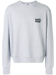 толстовка с логотипом MSGM X Diadora MSGM