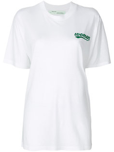 футболка с цветочным принтом  Off-White