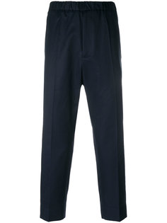 укороченные брюки  с эластичным поясом Jil Sander