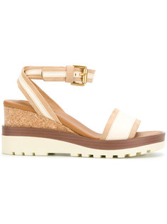 сандалии на пробковой подошве See By Chloé
