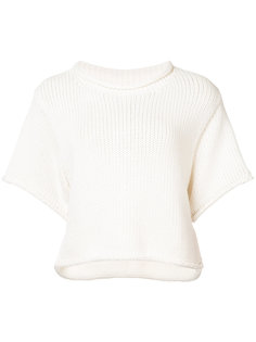 свитер рыхлой вязки с короткими рукавами T By Alexander Wang
