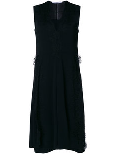 платье миди без рукавов с кружевной отделкой  Givenchy