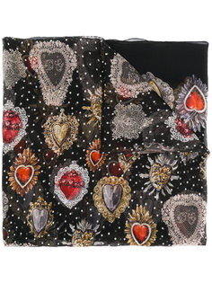 шарф с принтом Sacred Heart Dolce &amp; Gabbana