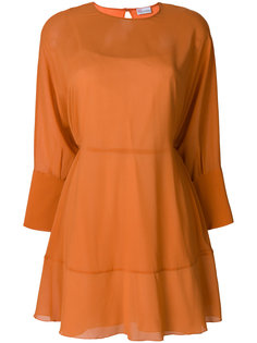 расклешенное платье с застежкой сзади  Red Valentino