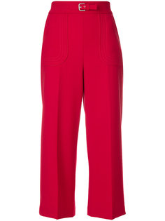 укороченные широкие брюки Red Valentino
