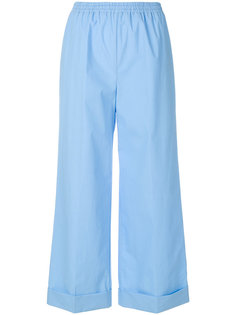 широкие укороченные брюки  Ermanno Scervino
