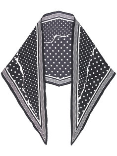 ripped effect polka dot scarf Haider Ackermann
