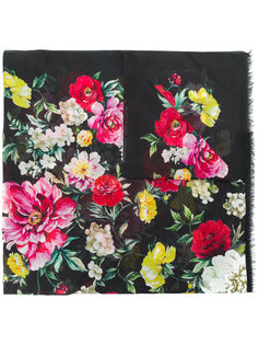 шарф с цветочным принтом Tiger Dolce &amp; Gabbana