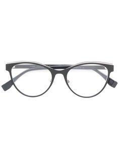 очки в круглой оправе Fendi Eyewear