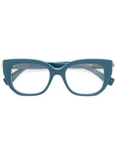 очки в стиле оверсайз Fendi Eyewear