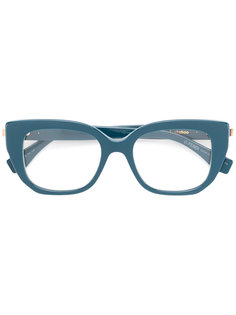 очки в стиле оверсайз Fendi Eyewear