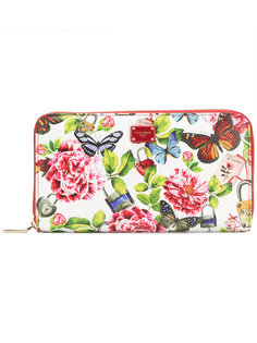 кошелек на молнии с принтом Natural life Dolce &amp; Gabbana