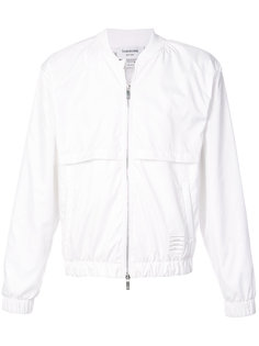 signature stripe bomber jacket Thom Browne