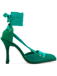 туфли на каблуках Manolo X Castaner