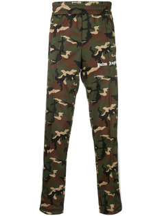 side-striped camouflage track pants Palm Angels