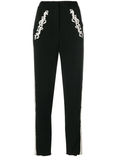 укороченные брюки  с завышенной талией Just Cavalli