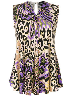 блузка с V-образным вырезом Just Cavalli