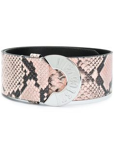 ремень со змеиным эффектом Just Cavalli