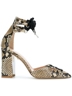 туфли с эффектом змеиной кожи Just Cavalli