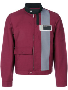 banded military jacket Prada