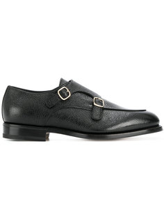 туфли-монки с пряжками Santoni
