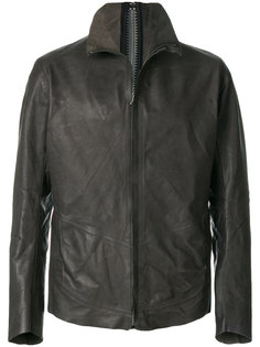 zipped leather jacket Isaac Sellam Experience