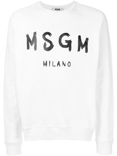 branded sweatshirt MSGM
