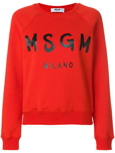 толстовка с логотипом  MSGM