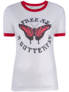 футболка с бабочкой  Off-White
