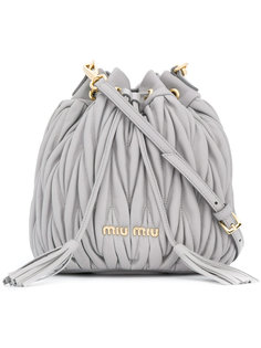 matelassé bucket bag Miu Miu