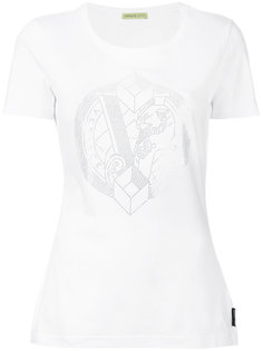 crystal logo T-shirt Versace Jeans