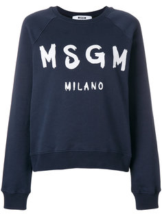 branded sweatshirt MSGM