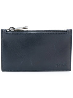 stripe detail zipped coin pouch Bally