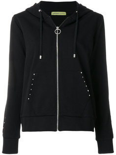studded hooded sweatshirt Versace Jeans