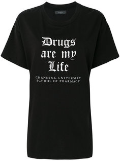 оверсайз-футболка Drugs Are My Life Amiri