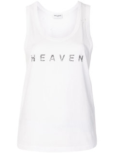 топ с принтом Heaven Saint Laurent